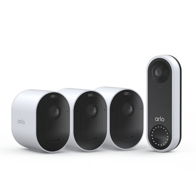 The Wired Doorbell Everyday Bundle, in white, facing right